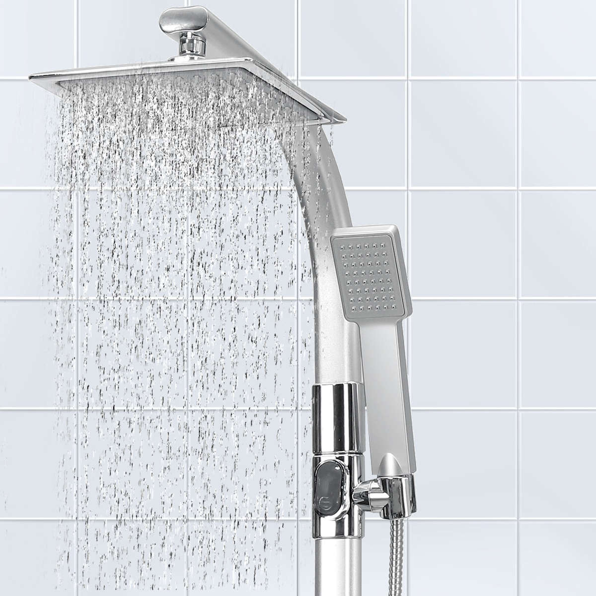 Shower Faucet Shower System Rain Shower Shower Set With Hand Shower Soap Holder