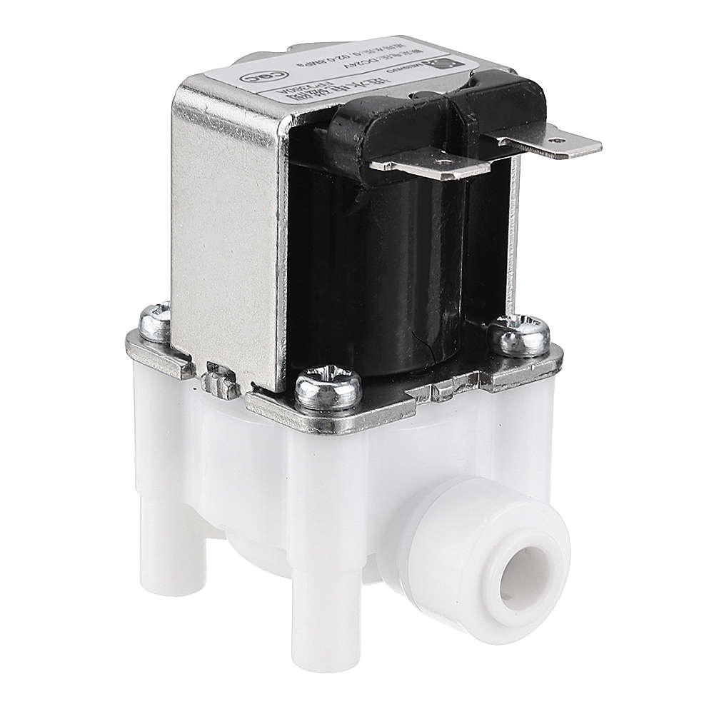 24V 1/4 Inch RO Water Purifier Inlet Water Solenoid Valve 2 Electromagnetic Valve for RO Reverse Osm