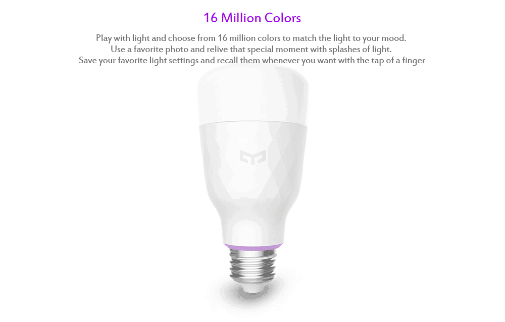Yeelight Smart LED Bulb (Multicolour)