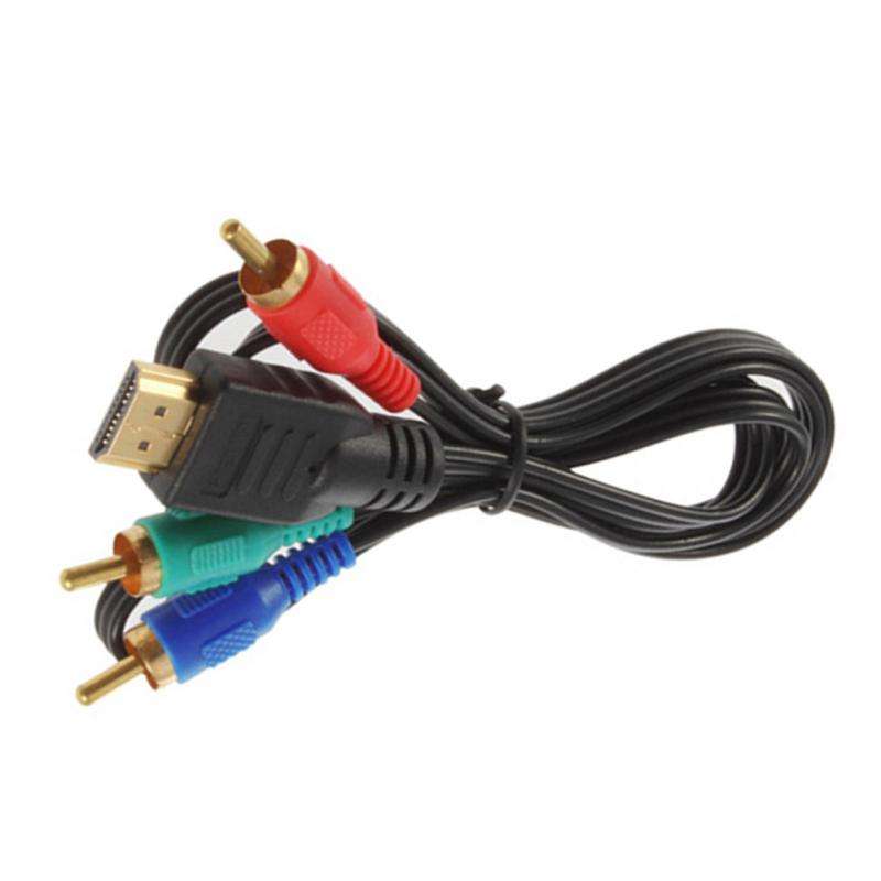 HDMI to 3 RCA Adapter Cable Audio Video AV Cable Adapter Converter Connector Component Wire Lead for