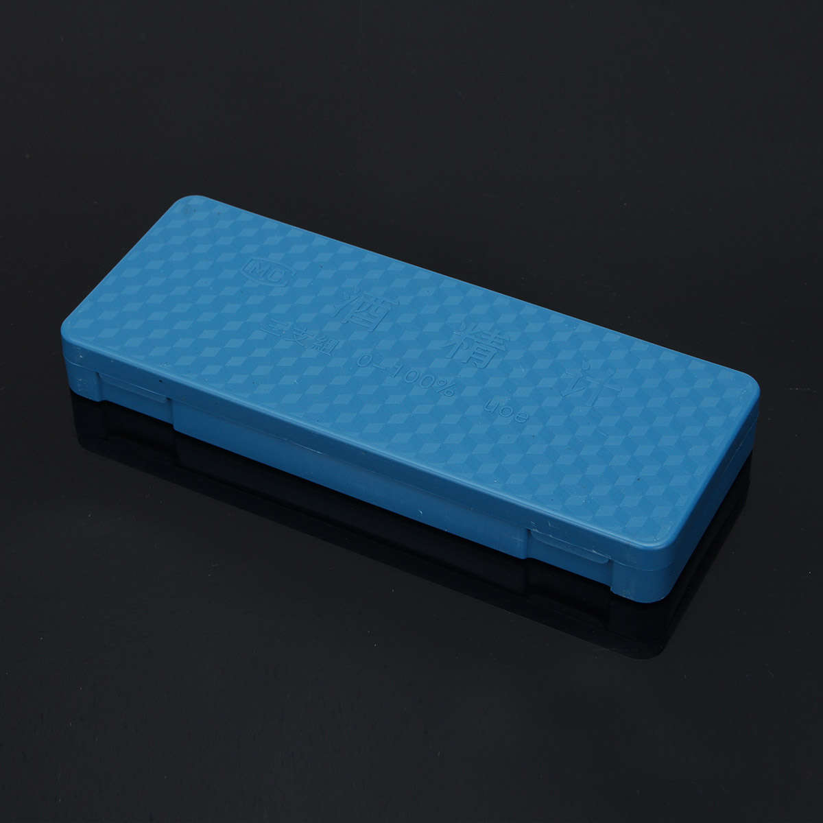 3Pcs Hydrometer Vinometer 0-40-70-100 Percent Alcohol Meter Alcohol Tester Thermometer + Box Home Br