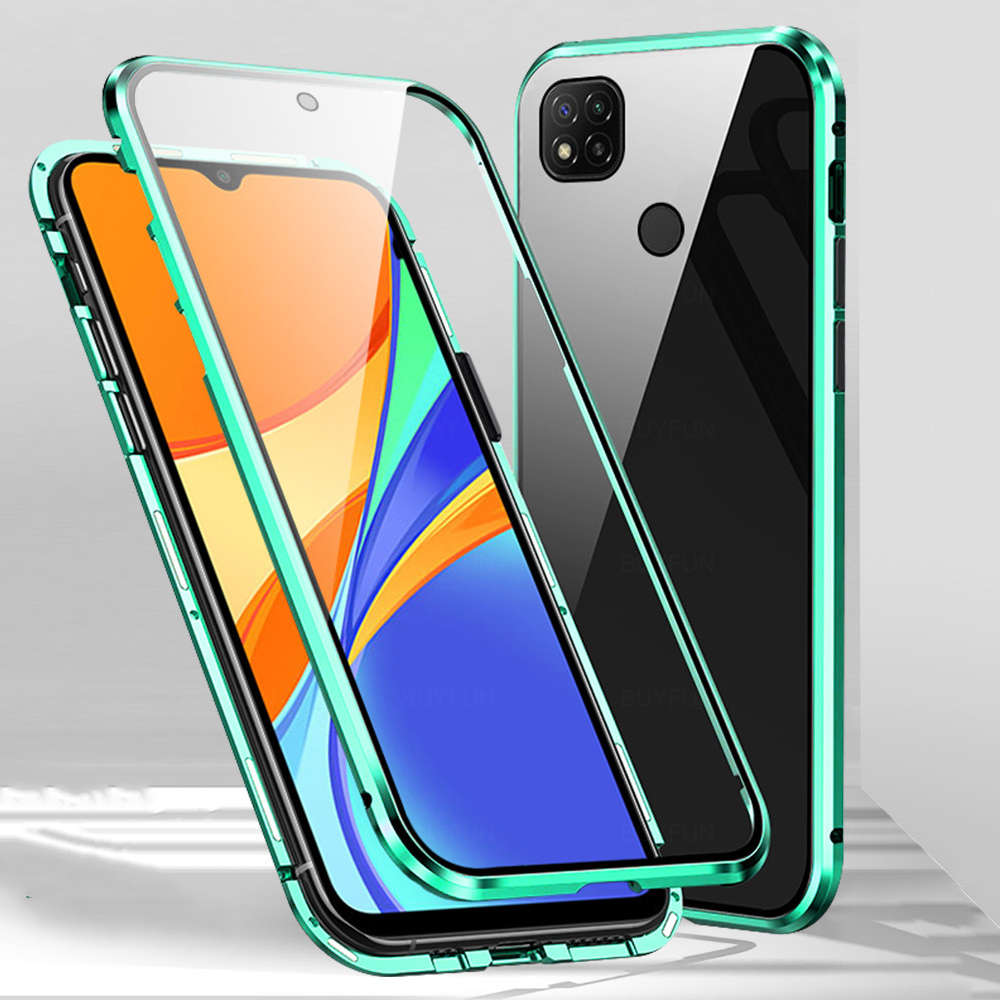 Bakeey for Xiaomi Redmi 9C Case 360 Magnetic Flip Touch Screen Double-Sided 9H