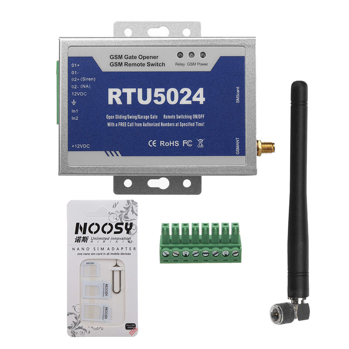RTU5024 Upgrade 900/1800Mhz GSM Door Gate Opener Wireless