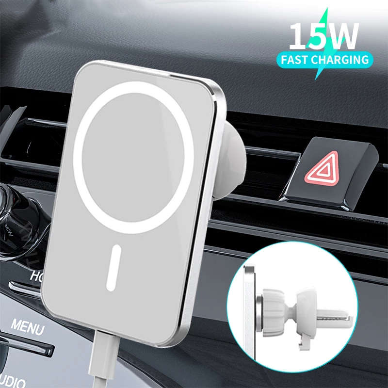 Bakeey 15W Wireless Magsafe Magnetic Car Charger Holder Mount for iPhone 12 Min