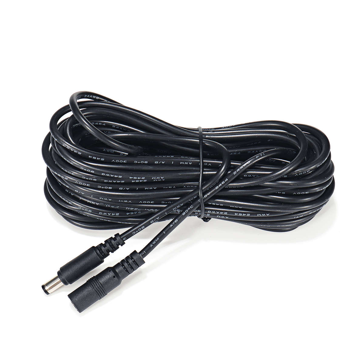 5Pcs 10M Dc 12V Power Extension Cable Cord 5.5X2.1Mm Plug Wire For Cctv Camera
