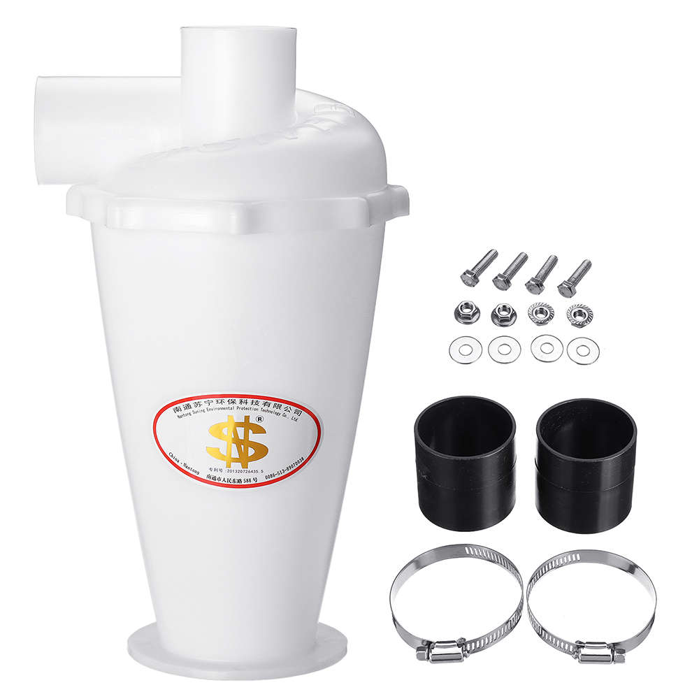 DIY White SN50T6 Turbocharged Cyclone Dust Collector Cyclone Separator Indu