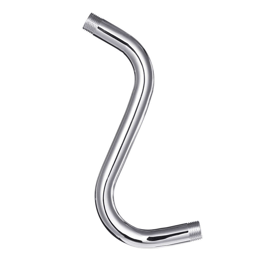 Stainless Steel High Rise Extension S-Curved Goose Neck Shower Extension Arm