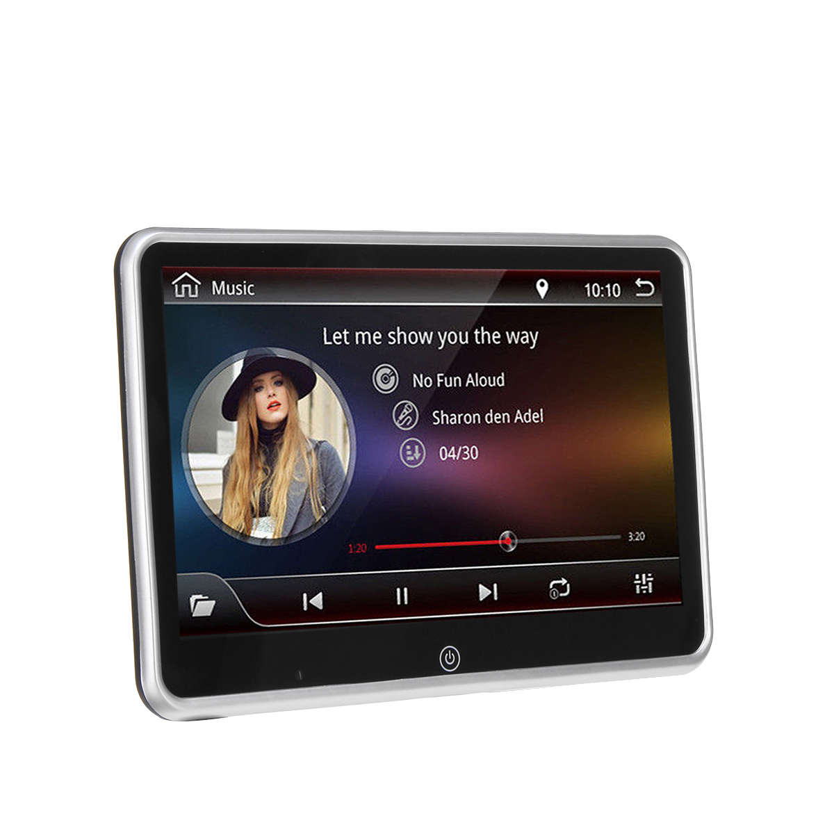 New 10.1 Inch LED Screen Car Headrest TV Monitor DVD Player Video USB IR FM Spea