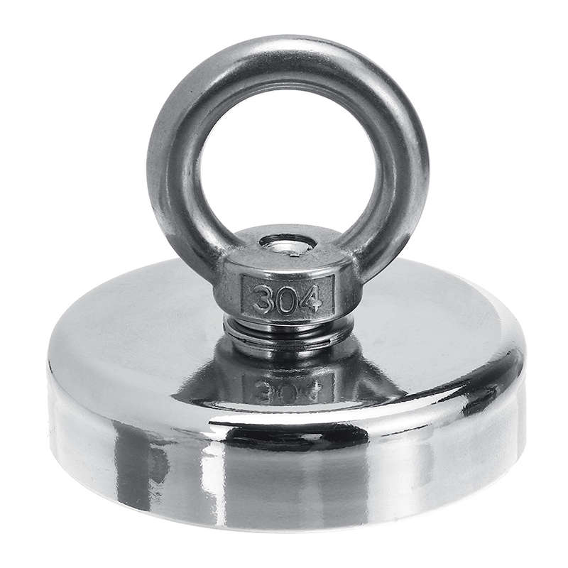 35-600KG Neodymium Fishing Salvage Recovery Magnet + 10M Rope For Detecting Metal Treasure