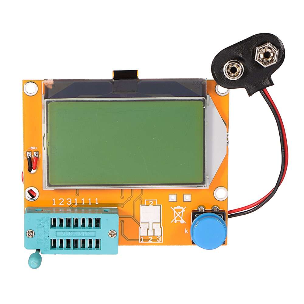 Geekcreit LCR-T4 12864 LCD Graphical Transistor Tester Resistance Capacitance ESR SCR Meter...