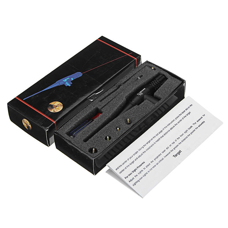 Red Dot Laser Bore Sighter .22 to .50 Caliber Sighting Positioning Laser Bo