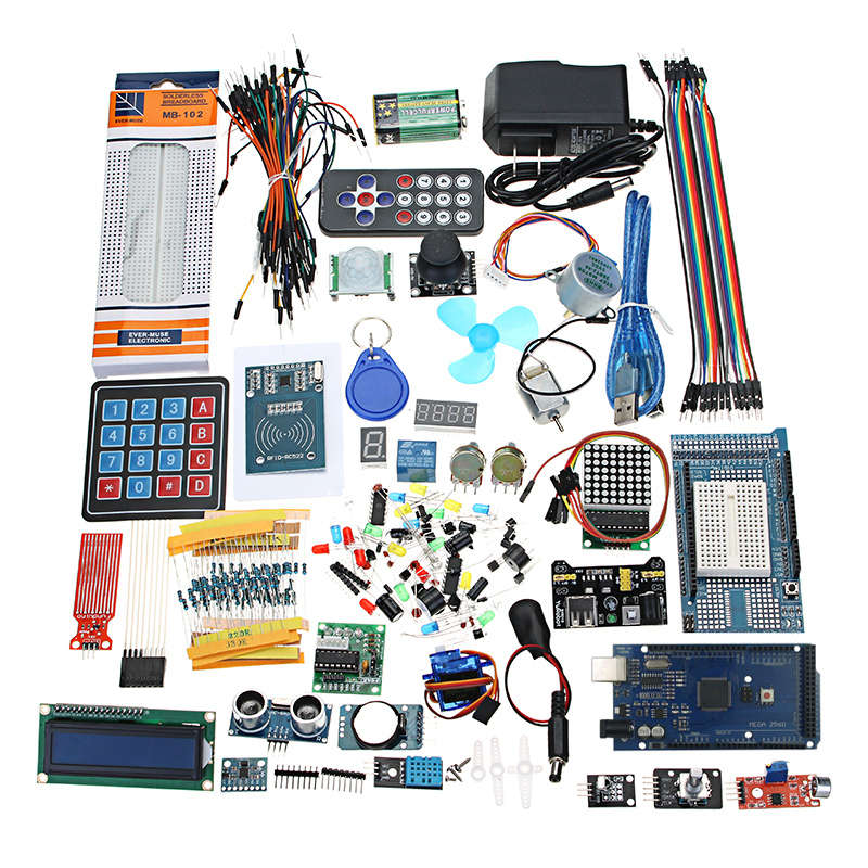Geekcreit Mega 2560 The Most Complete Ultimate Starter Kits For Arduino Mega2560 R3 Nano - products