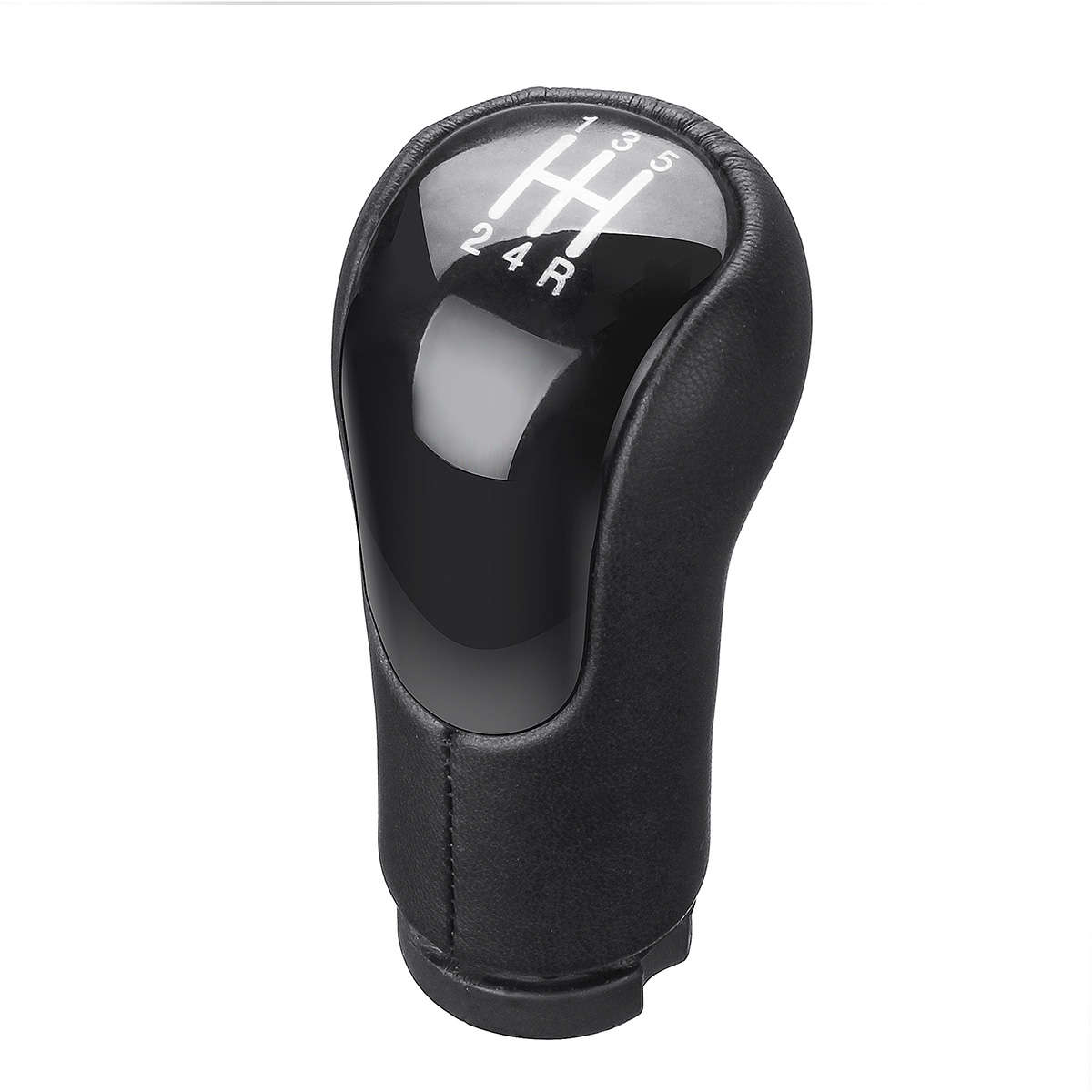 5 Speed Gear Shift Knob Stick PU leather for Ford Fiesta Fusion Transi