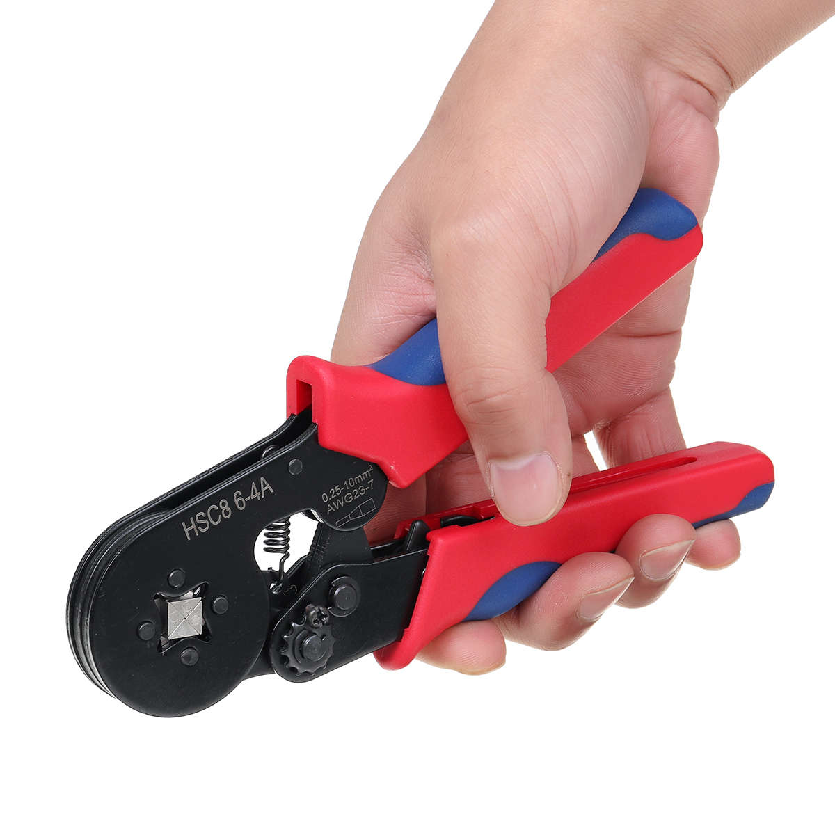 0.25-10mm Adjustable Crimper 1200PCS Wire Terminals Crimping Plier Tools Set (Type A)