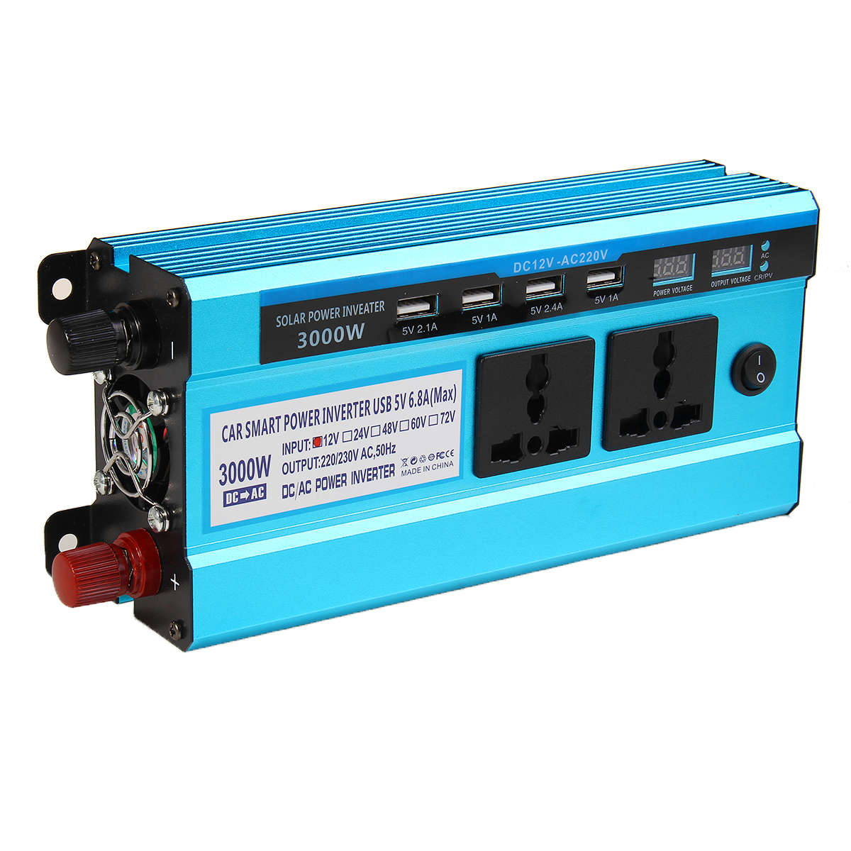 3000W Dual Display Peak Solar Power inverter inverter Modified Sine Wave Inverter