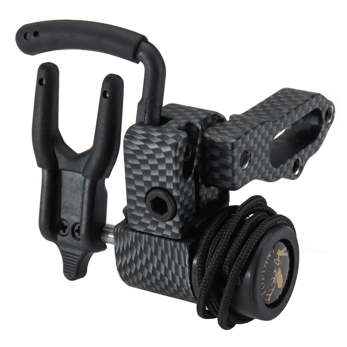 Archery Target Compound Bow Arrow Drop Away Arrow Rest Holder With Cord Lock Adjustable Right Hand C