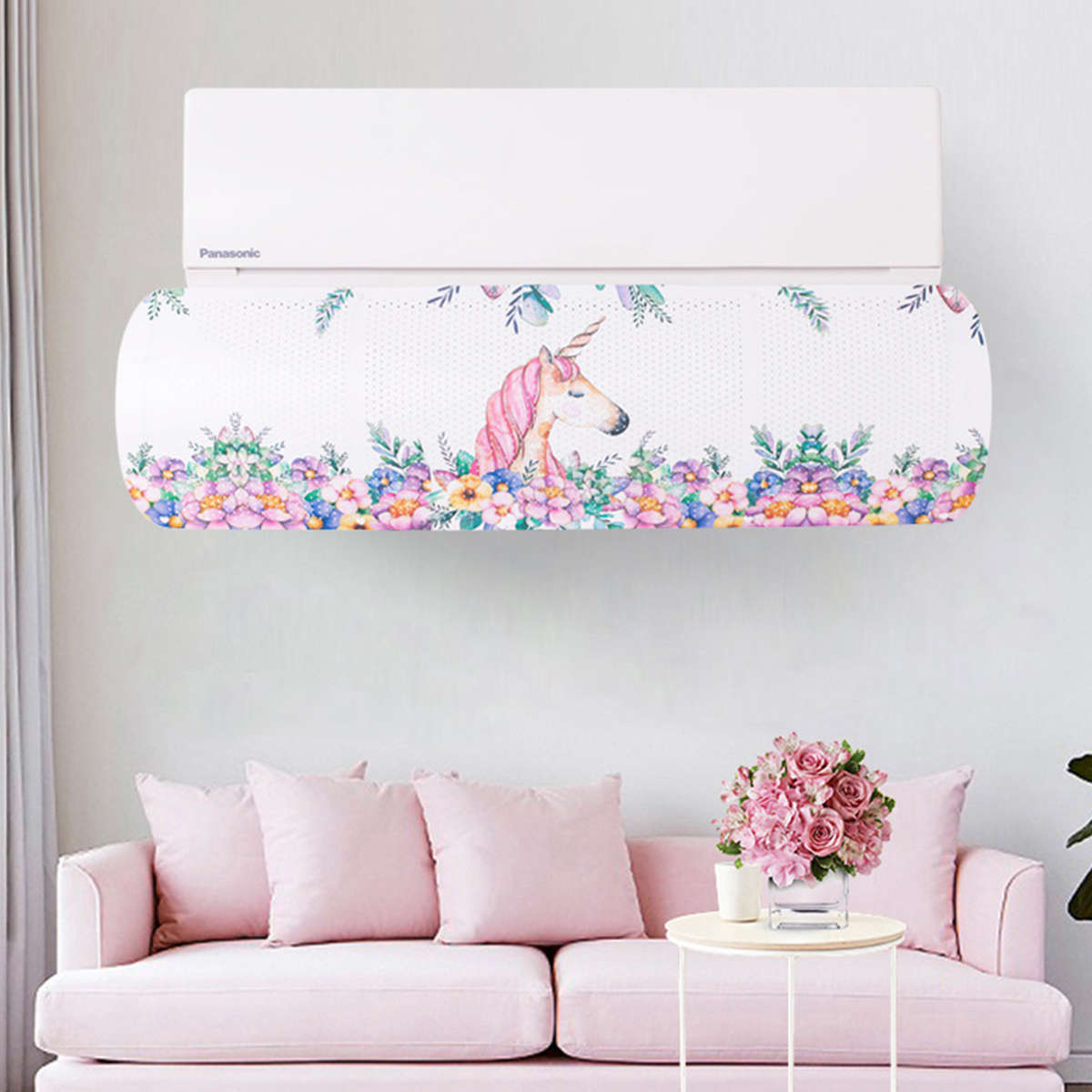 Air Conditioner Wind Shield Cold Wind Gas Deflector Tape Anti Direct Blowing