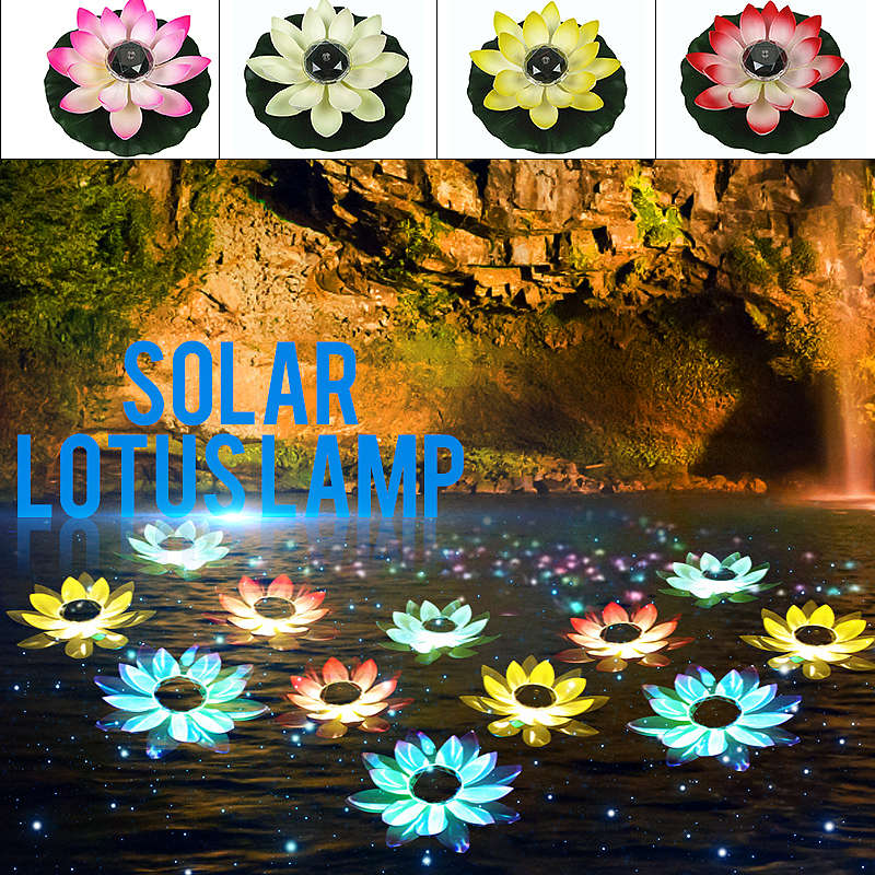 LED Solar Light Waterproof Outdoor Lamp for Swimming Pool Garden Landsca