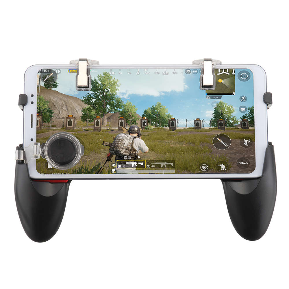 New 5 In 1 Joystick Gamepad Controller Fire Shooter Button Trigger for PUBG for iOS Android Mo