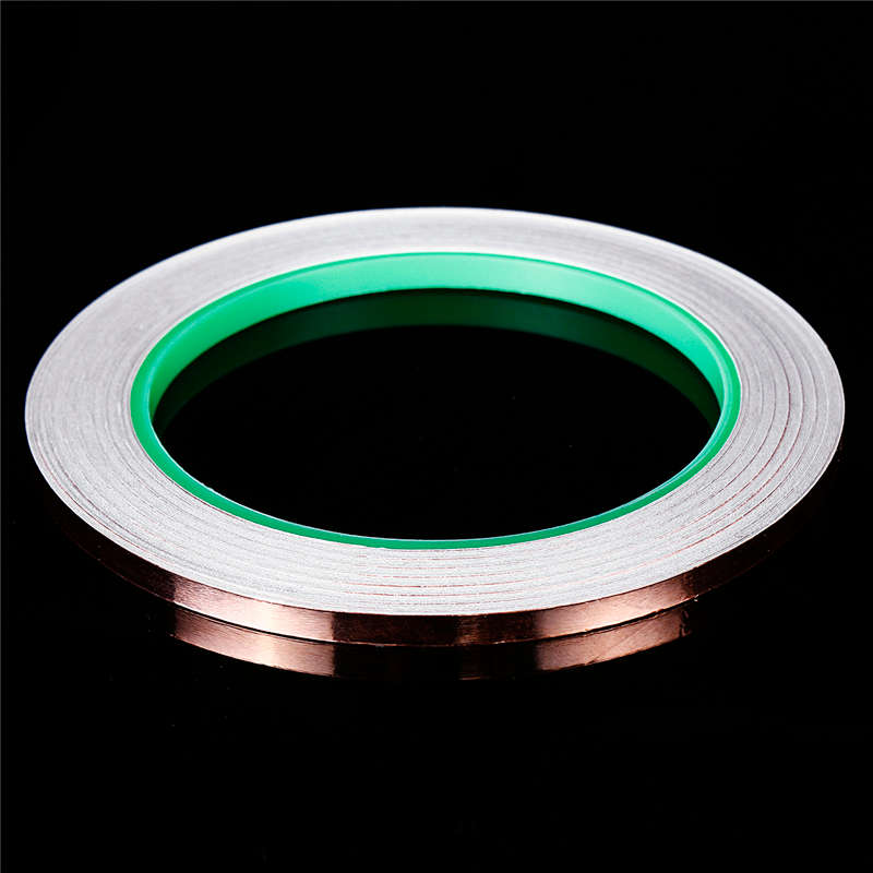 50M Copper Foil Tape Conductive Adhesive for EMI Shielding Heat Resist Tape (Length 5mm)
