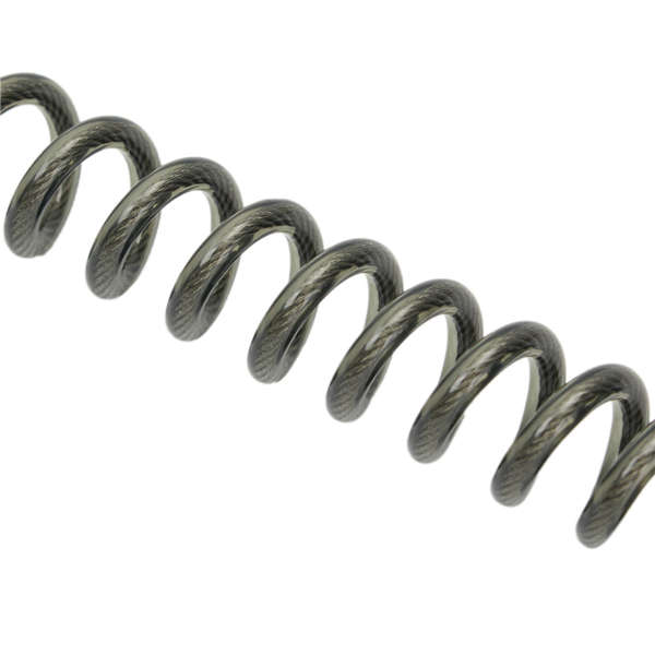 5Pcs 26cm Steel Plier Coil Tether Lanyard Secure Grip Retracting