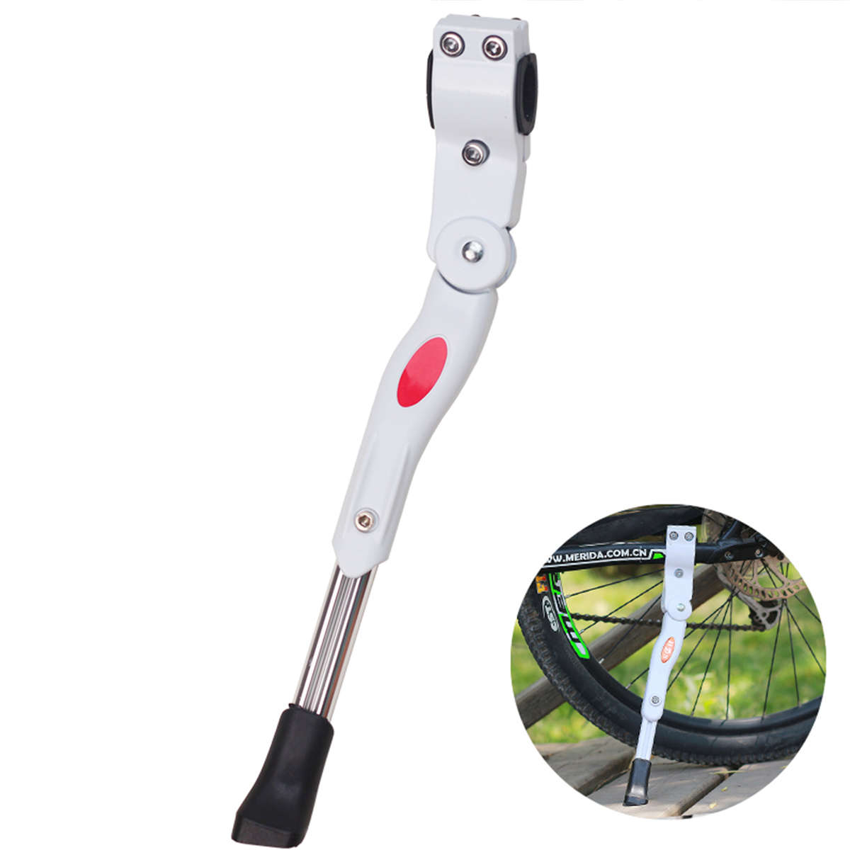 MTB Bike Prop Kickstand Bicycle Side Rear Kick Stand Parking Support Adjustable