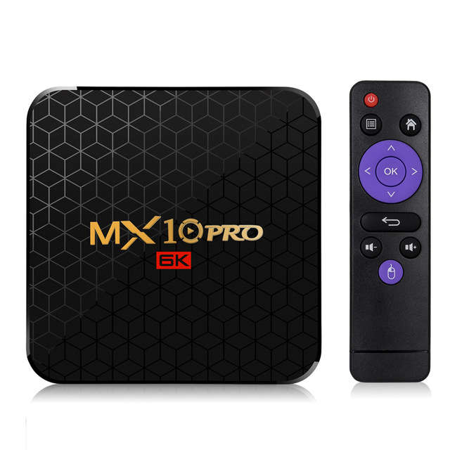 New MX10 Pro Allwinner H6 4GB RAM 64GB ROM 2.4G WIFI Android 9.0 6K 4K TV Box