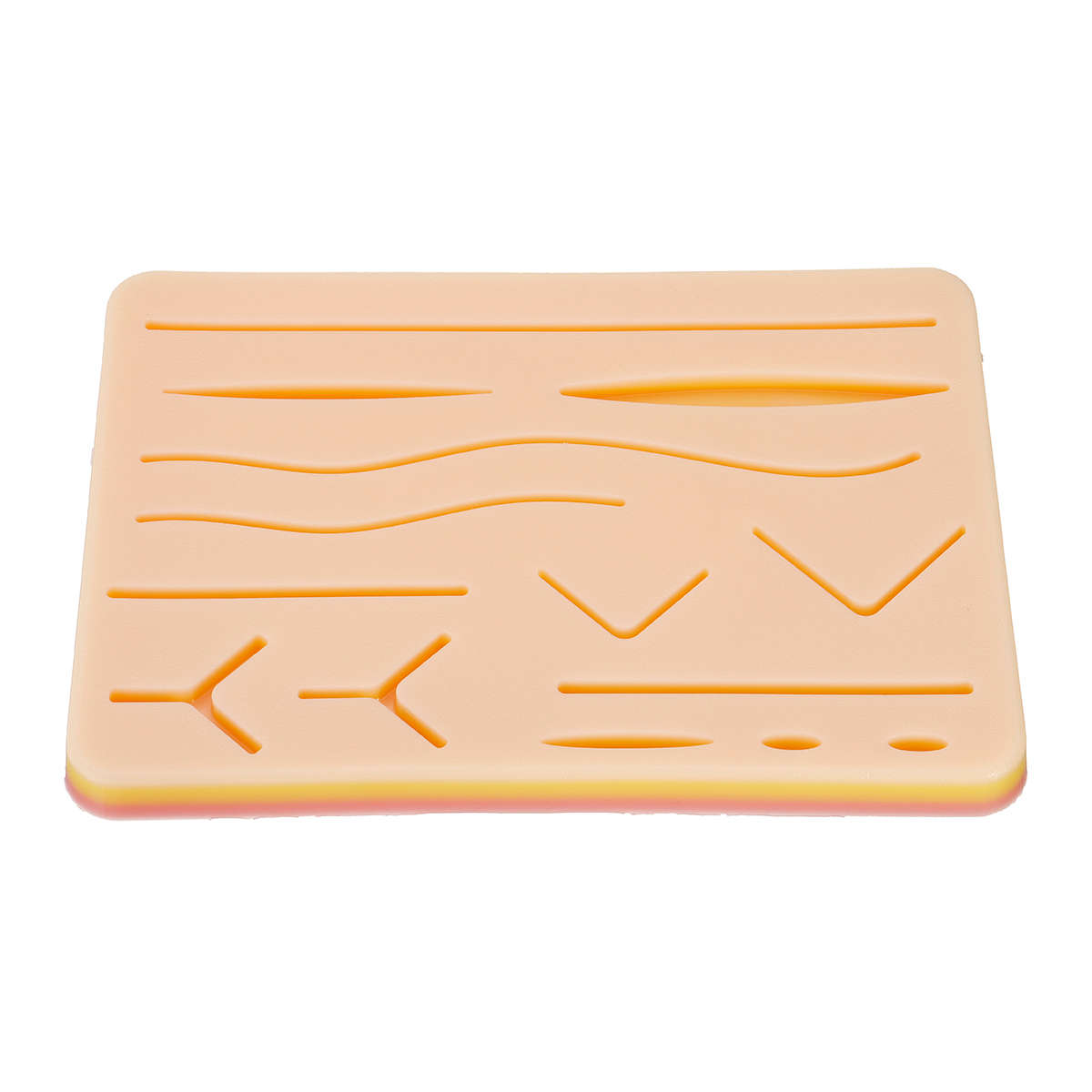 25 In 1 Skin Suture Surgical Training Kit Silicone Pad Needle Scissors Tools Kit