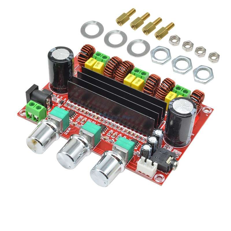 XH-M139 TPA3116D2 2x 80W +100W 2.1 Channel Digital Subwoofer Power Amplifier Board TPA3116*2 3 Ch...