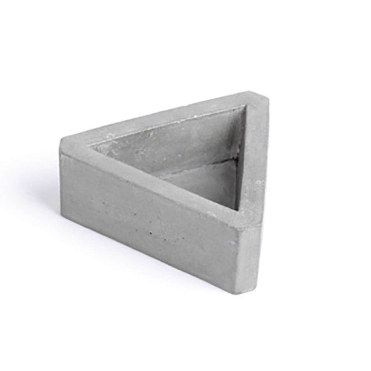 3D Flower Pot Silicone Mold Handmade Triangular Concrete Diy Succulent Plants Pot Making Mould