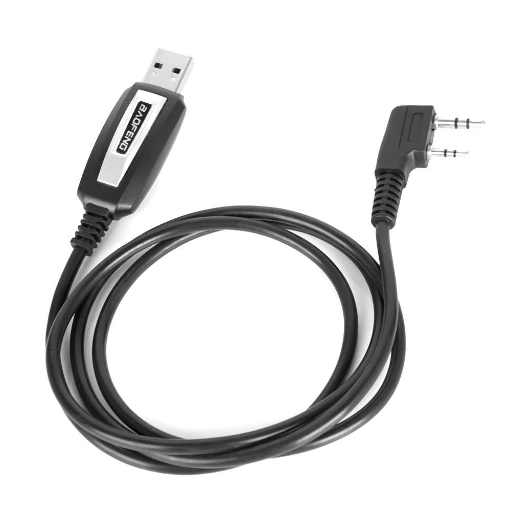 BAOFENG 2 Pins Plug USB Programming Cable for Walkie Talkie for UV-5R serise BF-888S Walkie Talkie A