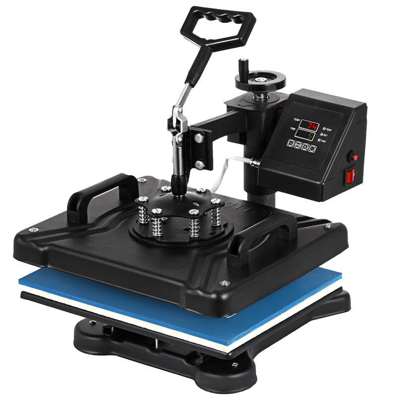 5 In1 110/220V Lcd Screen Display Heat Press Machine Heat Press T-Shirt Sublimation Printer Transfer
