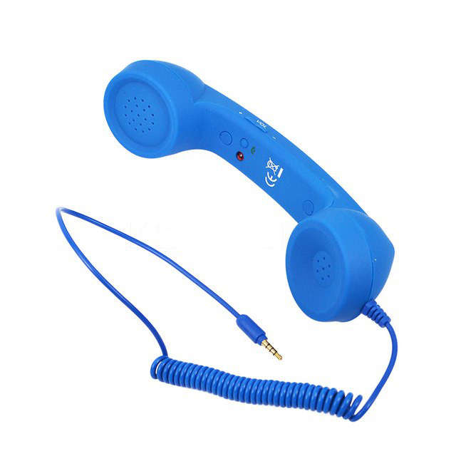 3.5mm Retro Phone Handset Specifically Noise Reduction Prevention Radiation Syetem On The Mobile Pho