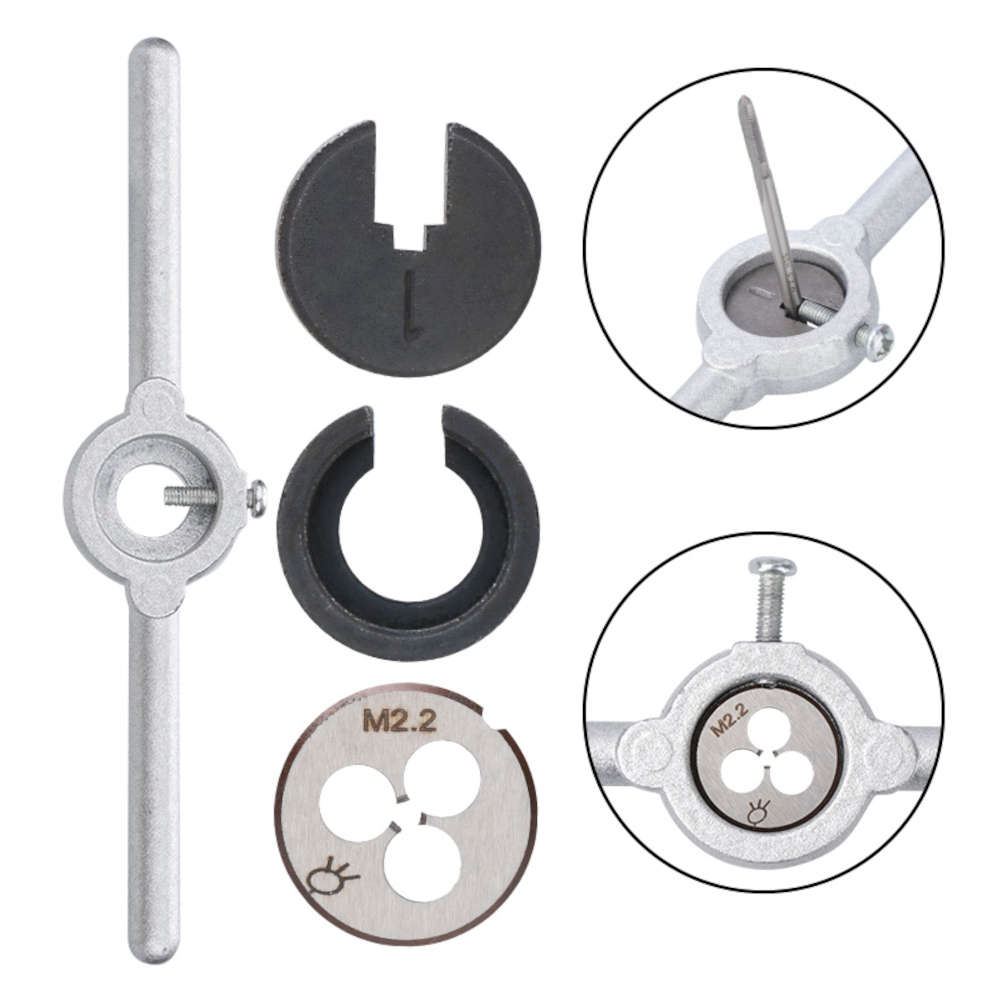 Drillpro 31pcs Multifunction Tap Die Set M1-M2.5 Metric Thread Tap and D