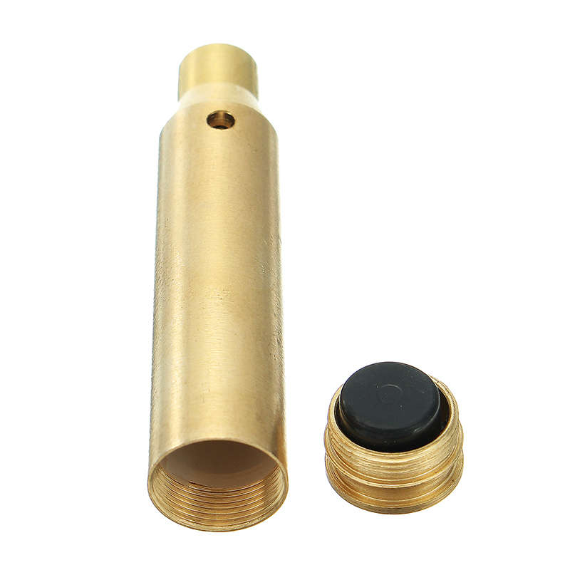 New CAL 223 REM Gauge 5.56mm Laser Bore Sighter Red Dot Sight Brass Cartridge Bore Sighter Cal