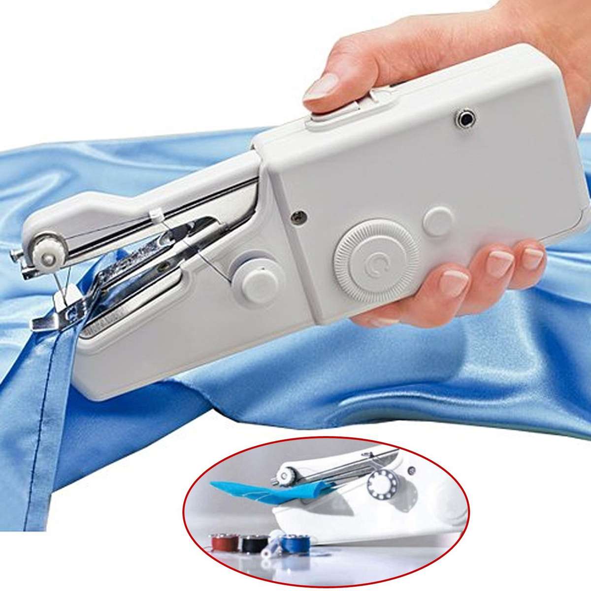 BX-215 Portable Mini Electric Handheld Sewing Machine Travel Household C