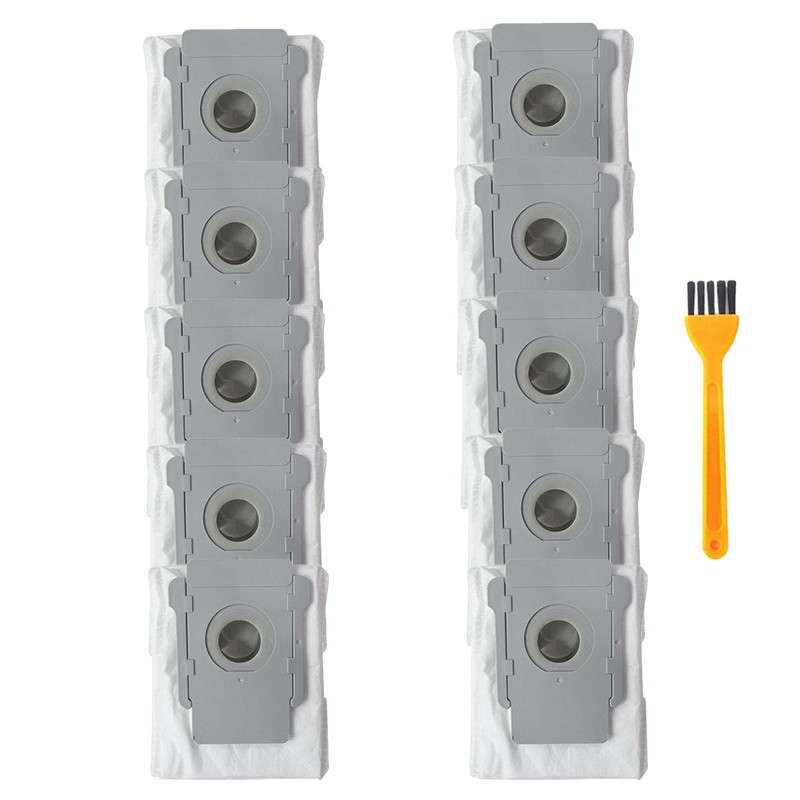 11pcs Replacements for i Robot Roomba S9 Vacuum Cleaner Parts Accessories Dust Bag*10 Yellow Cleanin