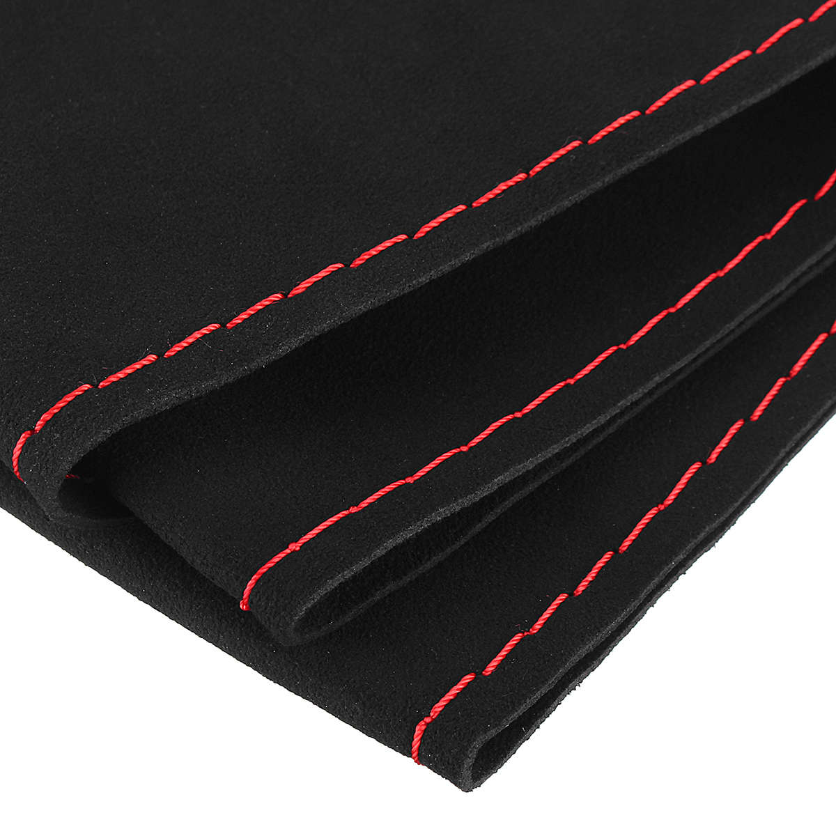 Diy 36/38Cm Car Steering Wheel Covers Super Fiber Suede Leather Universal With Needles And Thread
