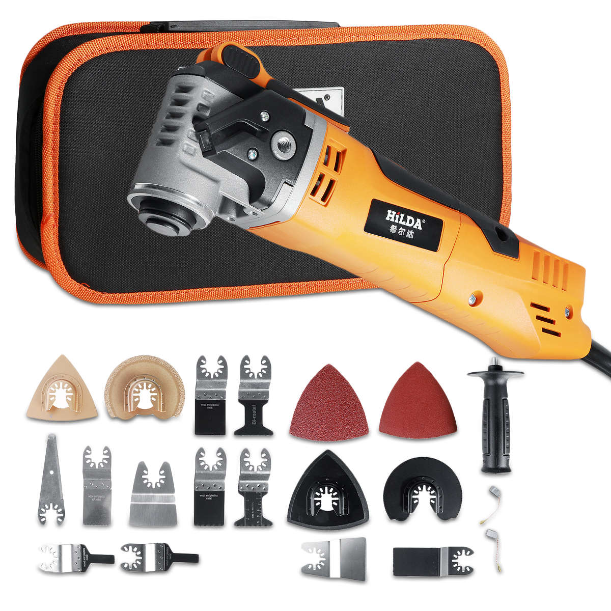 220V Electric Oscillating Multi-Tools Renovator Tool Home Wood Working Trimmer