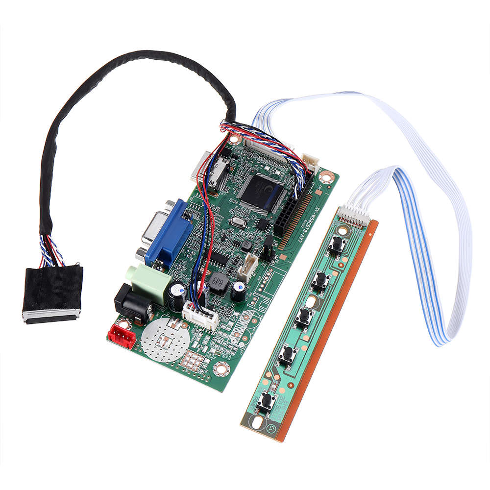 LED Driver Board Kit Single 1CH 6-bit 40P 0.5mm Pitch for 1366x768 Resolution Notebook Screen Modifi