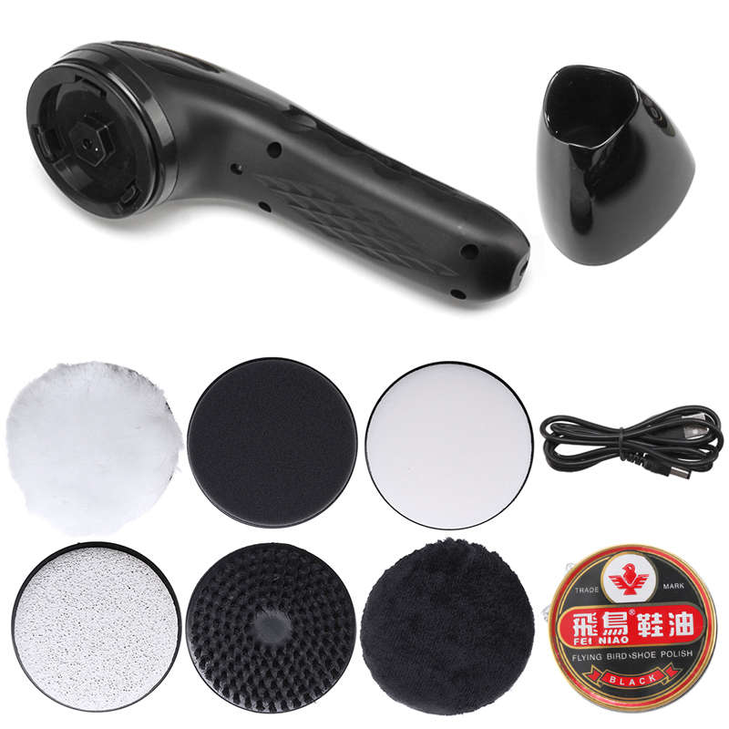 Electric Shoe Polisher Automatic Shoe Polishing Cleaning Machine Brush Shoe