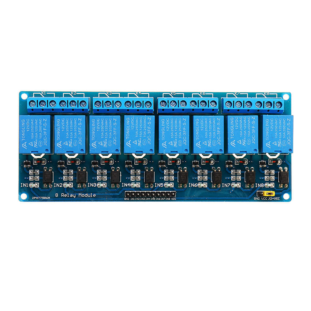 8 Channel Relay 12V with Optocoupler Isolation Relay Module For AVR 51 PIC SCM