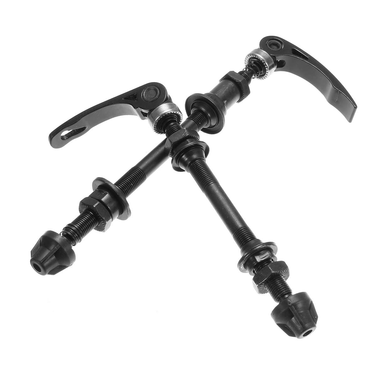 BIKIGHT Bicycle Skewer Set Black Mountain Bike Hollow Axles Quick