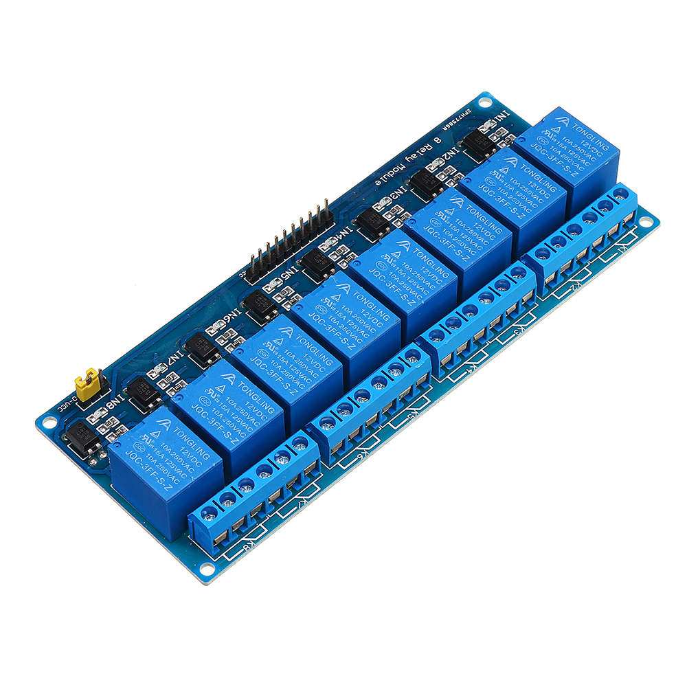 8 Channel Relay 12V with Optocoupler Isolation Relay Module For AVR 51 PIC SCM