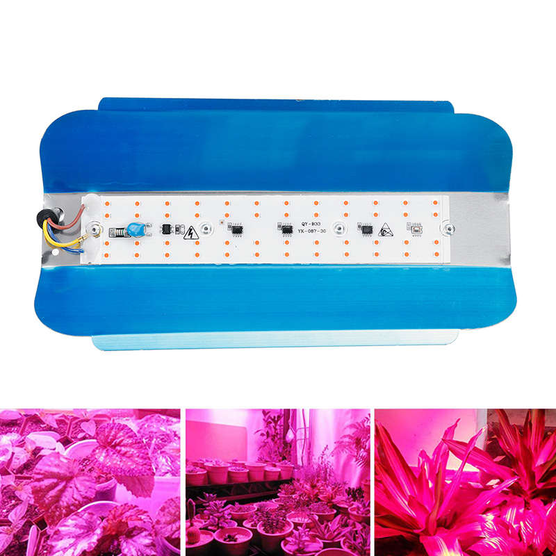 50W/100W Grow Light Full Spectrum LED Grow Lamp For Flower Plant Veg Hydroponics System Grow/Bloom T
