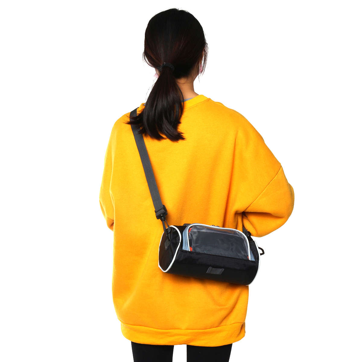 2.5L Motorcycle Bicycle Front Fork Handlebar Bag Storage Phone Container