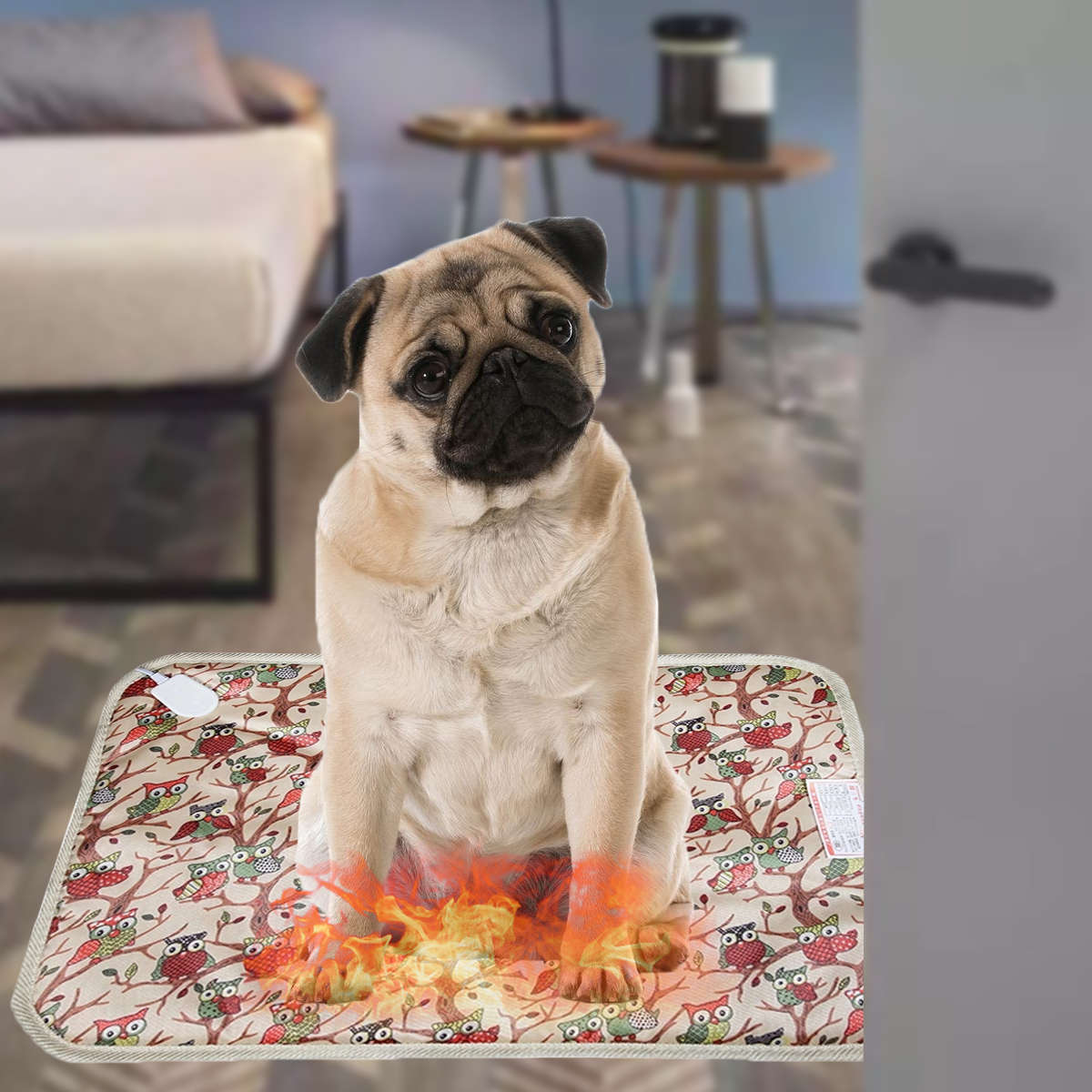 20W Waterproof Pet Electric Heating Pad Puppy Thermal Blanket Heater Mat Bed (Type A)