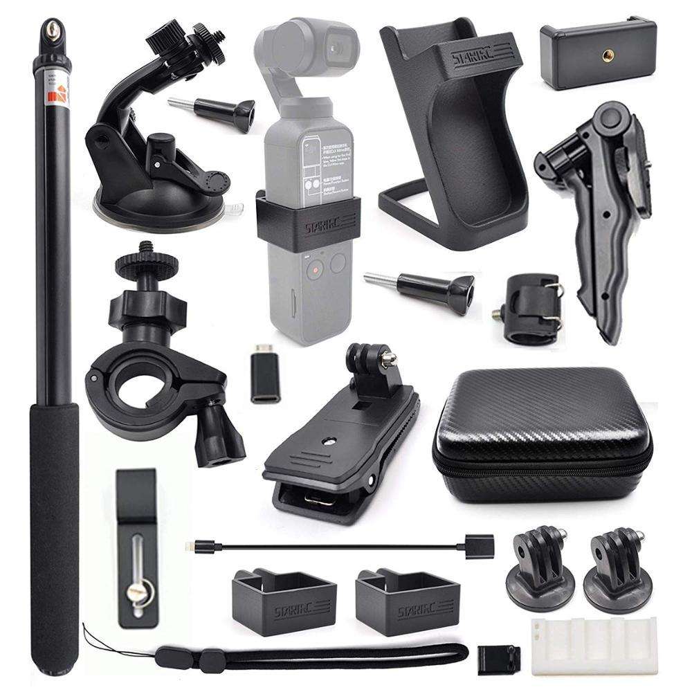 STARTRC OSMO Pocket Handheld Gimbal Mobile Phone Tripod Mount Stand 21 In 1 Expansion Accessories