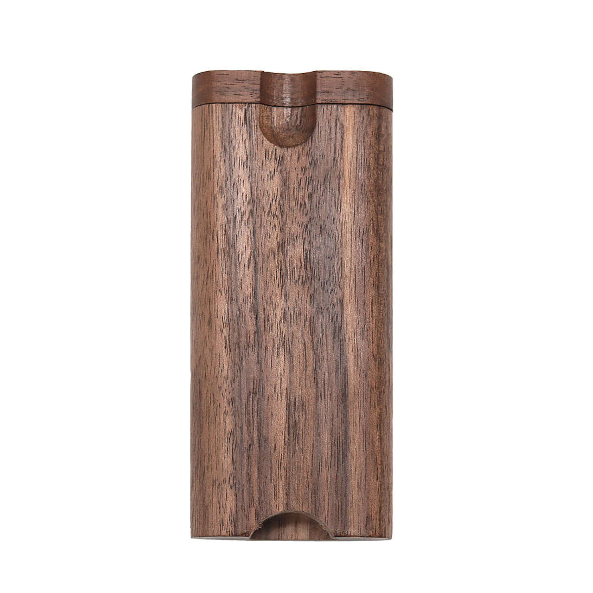 Natural Wooden Pipes Stash Box with Bat and Cleaning Tool fits in Pocket Two-in-one Set