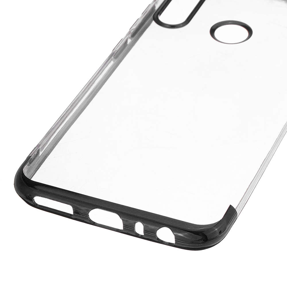 Bakeey Plating Shockproof Transparent Soft TPU Protective Case for Xiaomi Redmi Note 8